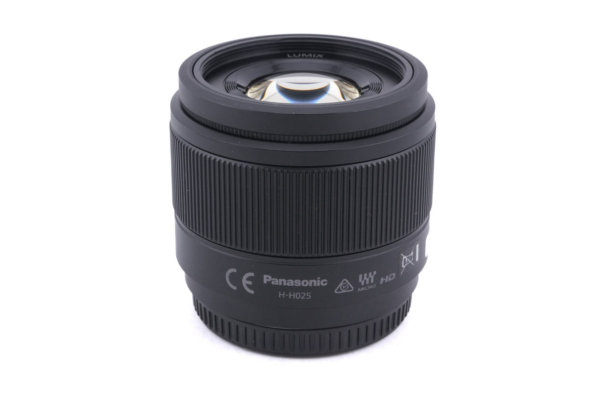 Panasonic 25mm f1.7 Lumix G ASPH. (H-H025)