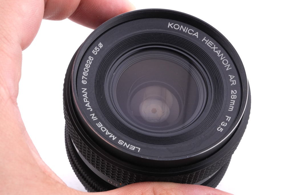 Konica 28mm f3.5 Hexanon AR
