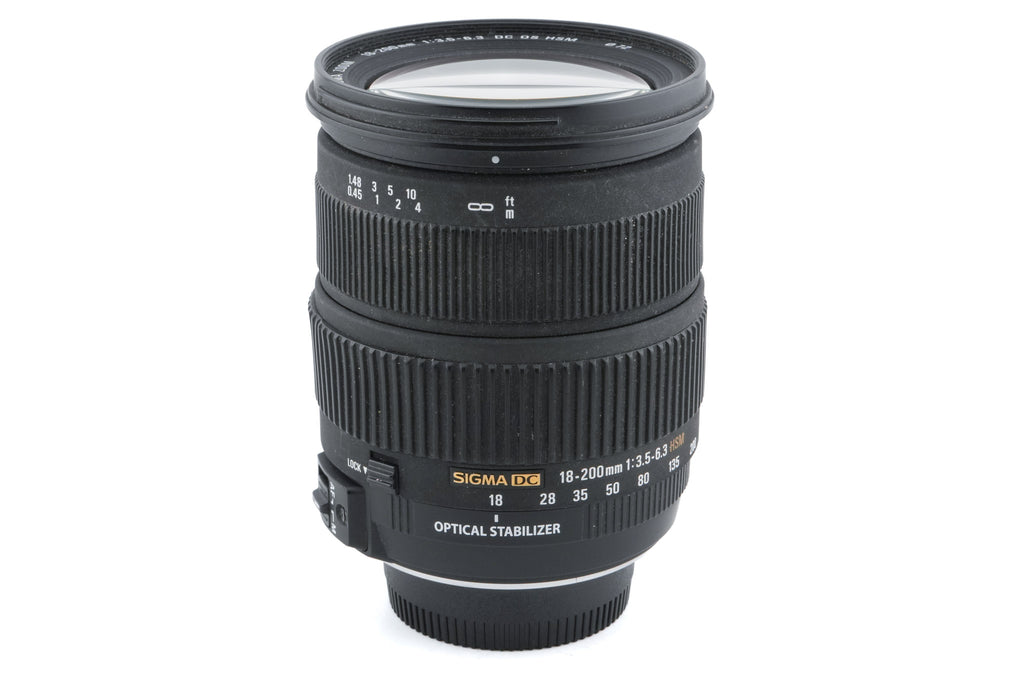 Sigma 18-200mm f3.5-6.3 DC OS HSM