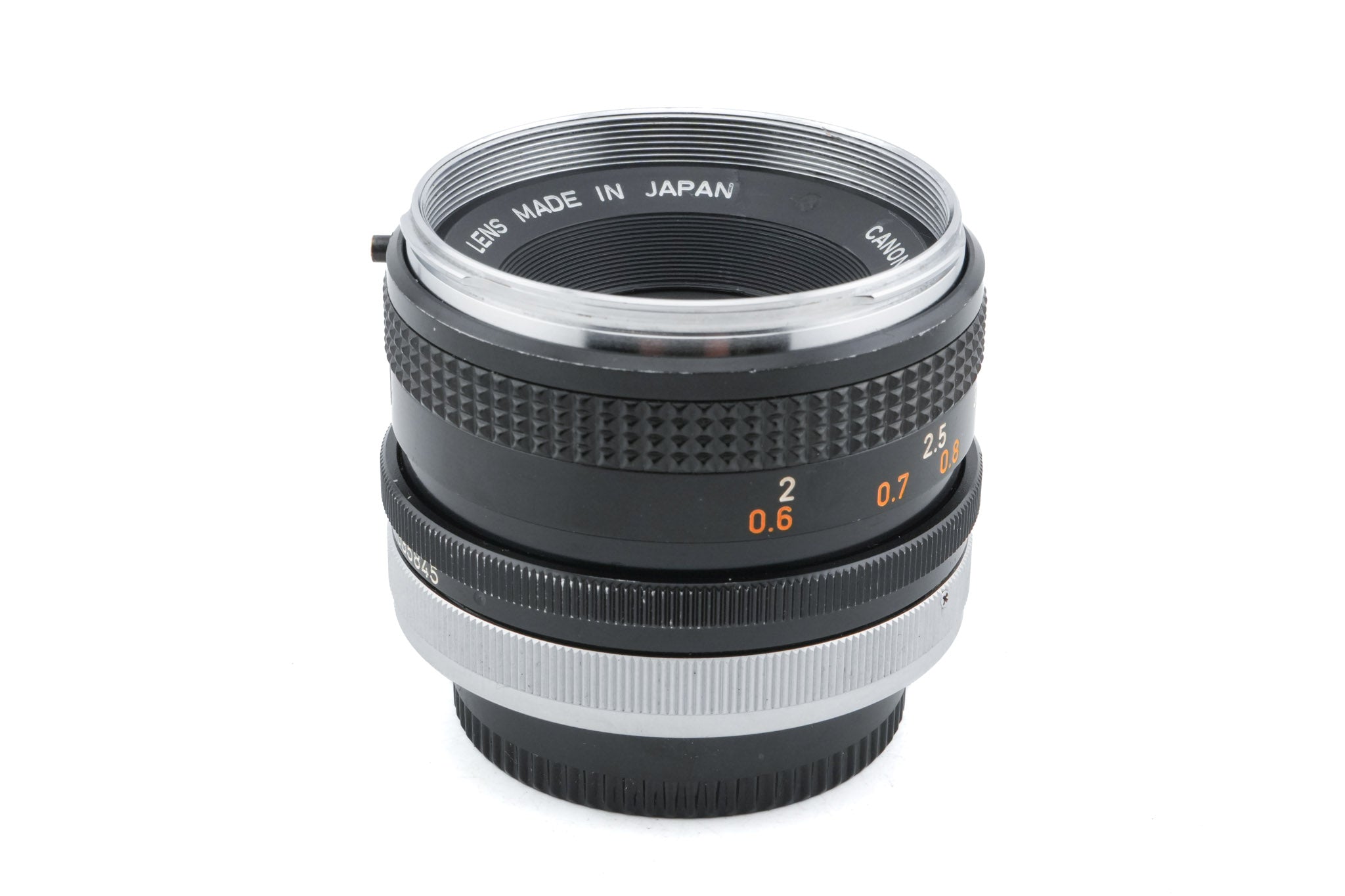 Canon 50mm f1.8 (Chrome Nose)