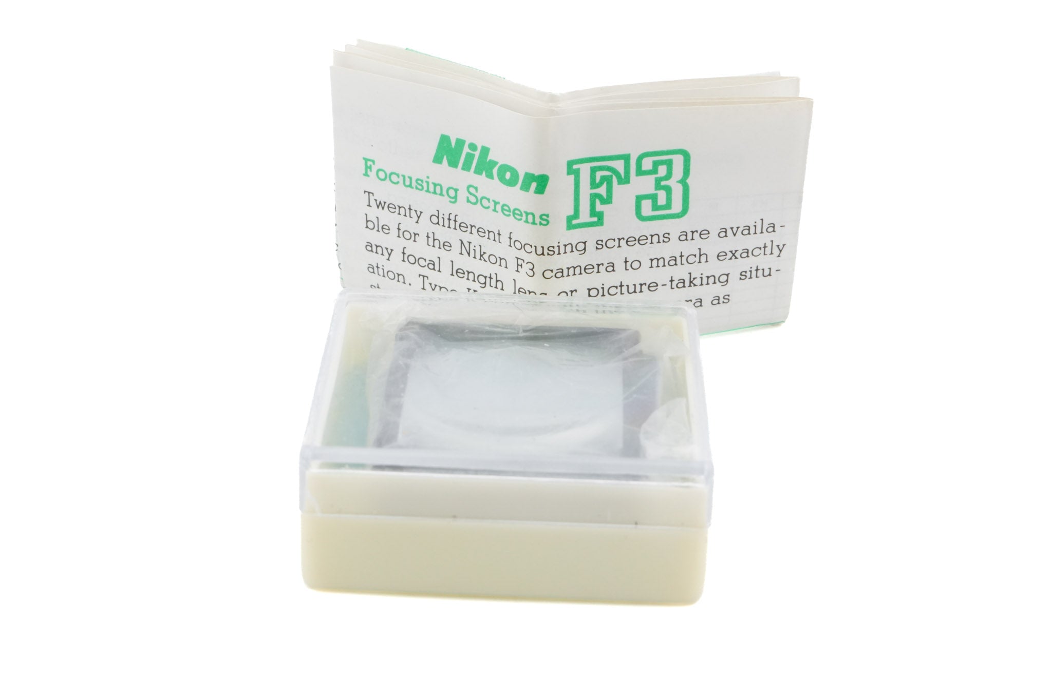 Nikon F3 Focusing Screen Type B