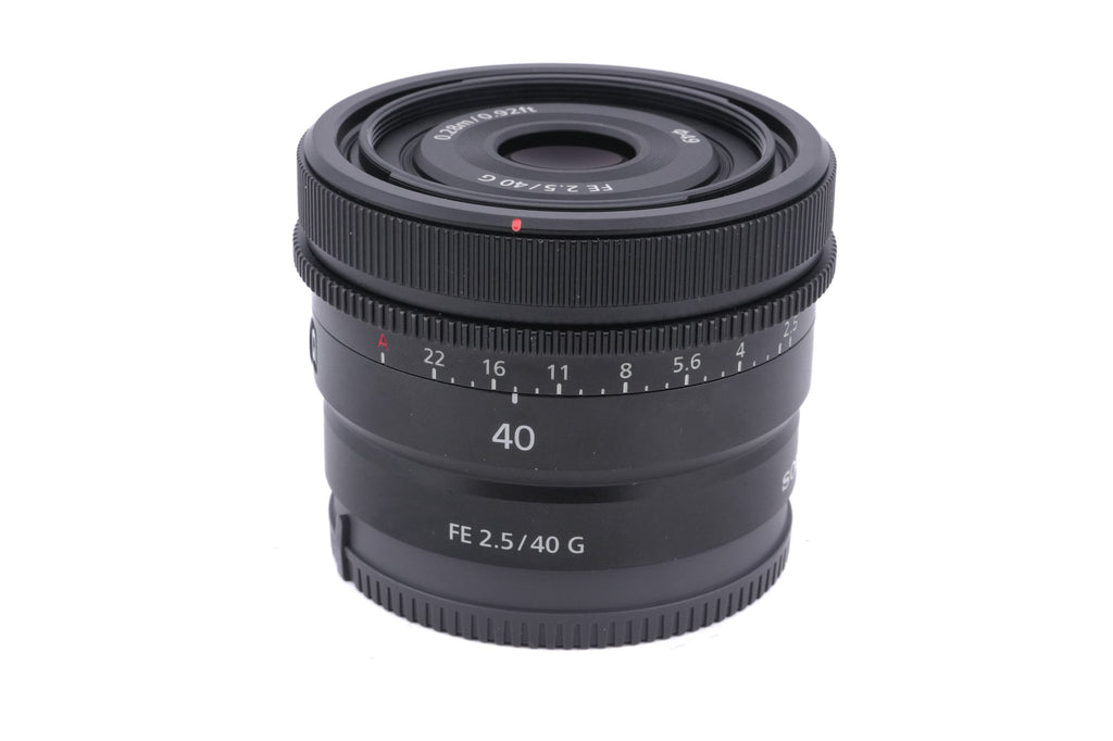 Sony 40mm f2.5 G (SEL40F25G)