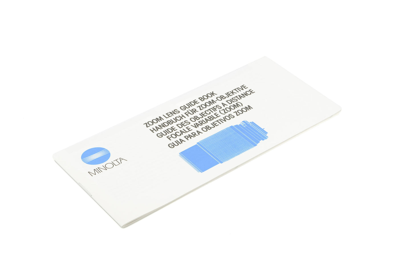 Minolta Zoom Lens Guide Book - Accessory