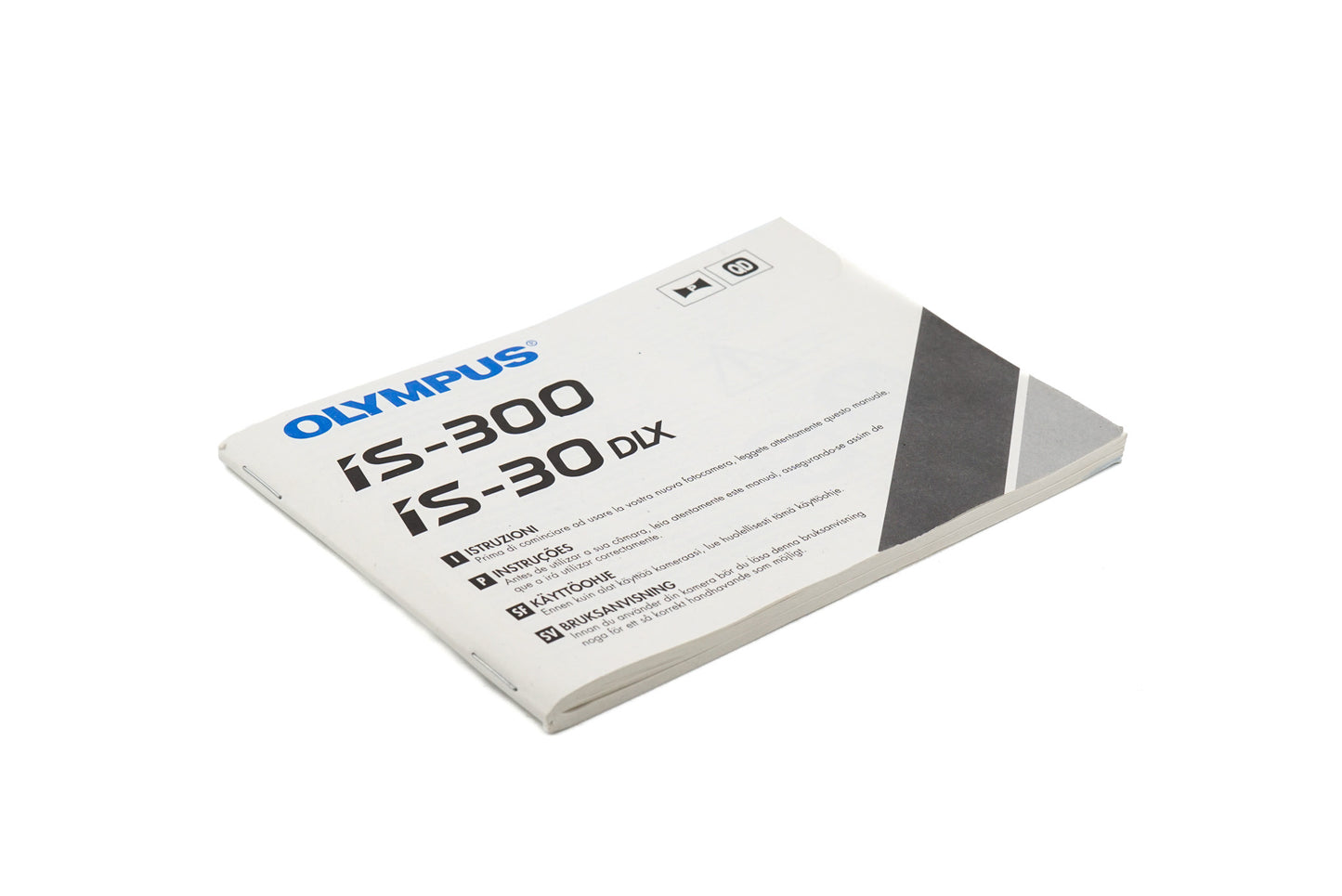 Olympus IS-300/Is-300DLX Instructions