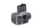 Hasselblad 500C/M (Silver, 10026) + A12 Film Magazine (Silver, 30074) + Waist Level Finder (New / Chrome, 42315) + Standard Focusing Screen (42161) + 80mm f2.8 Opton PL T*
