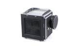 Hasselblad 500C/M (Silver, 10026) + A12 Film Magazine (Silver, 30074) + Waist Level Finder (New / Chrome, 42315) + Standard Focusing Screen (42161) + 80mm f2.8 Opton PL T*