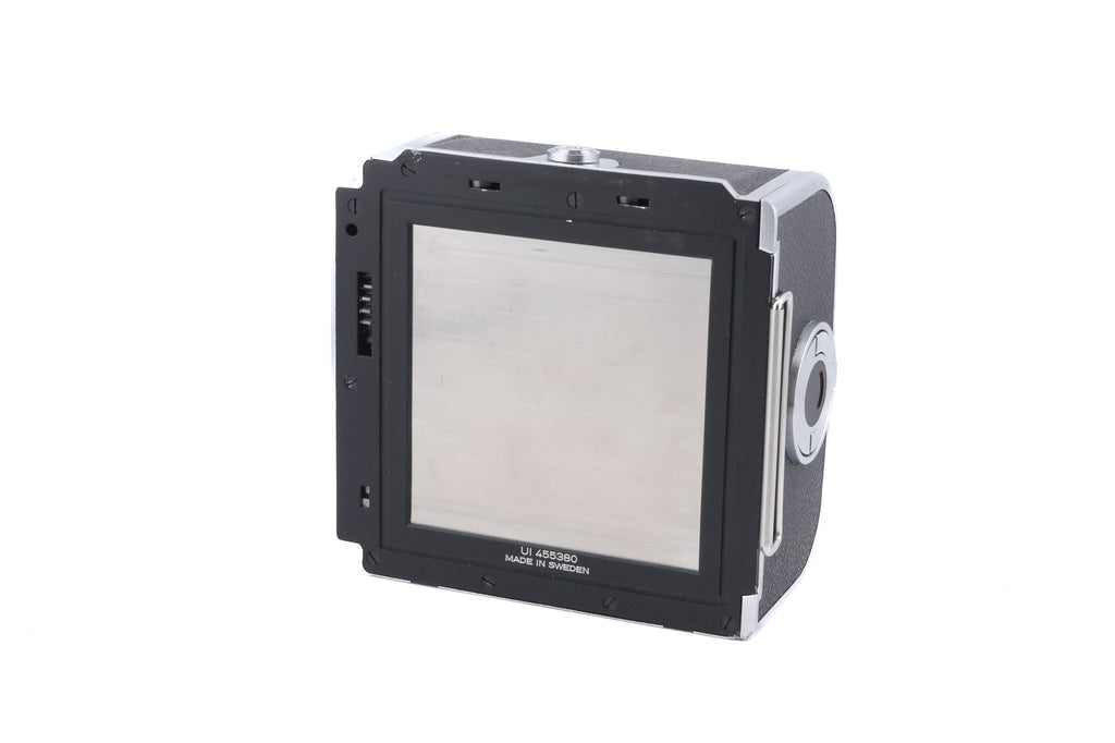 Hasselblad 500C/M (Silver, 10026) + A12 Film Magazine (Silver, 30074) + Waist Level Finder (New / Chrome, 42315) + Standard Focusing Screen (42161) + 80mm f2.8 Opton PL T*