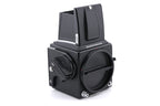 Hasselblad 2000FC/M (Black, 10332) + Waist Level Finder (Old / Black, 42277) + Standard Focusing Screen (42161)