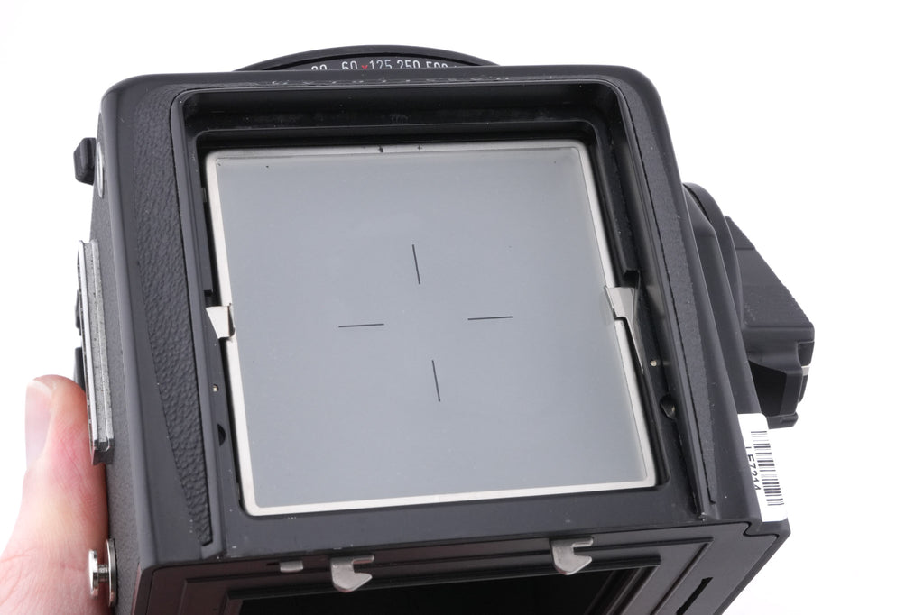 Hasselblad 2000FC/M (Black, 10332) + Waist Level Finder (Old / Black, 42277) + Standard Focusing Screen (42161)