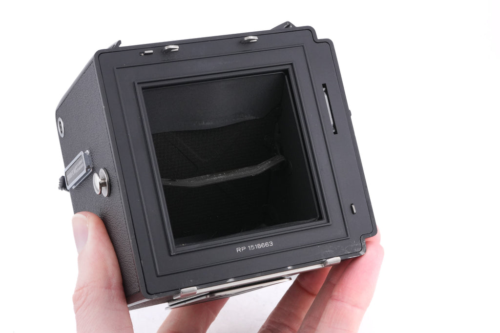Hasselblad 2000FC/M (Black, 10332) + Waist Level Finder (Old / Black, 42277) + Standard Focusing Screen (42161)