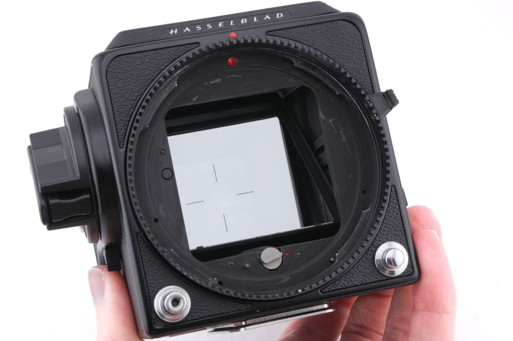 Hasselblad 2000FC/M (Black, 10332) + Waist Level Finder (Old / Black, 42277) + Standard Focusing Screen (42161)