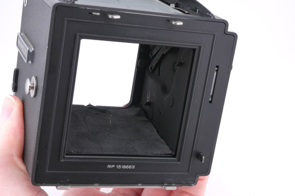 Hasselblad 2000FC/M (Black, 10332) + Waist Level Finder (Old / Black, 42277) + Standard Focusing Screen (42161)