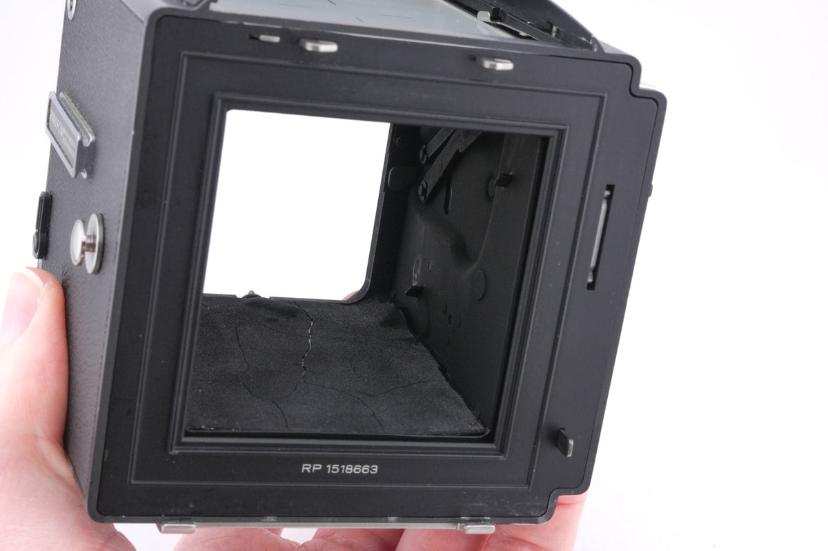 Hasselblad 2000FC/M (Black, 10332) + Waist Level Finder (Old / Black, 42277) + Standard Focusing Screen (42161)