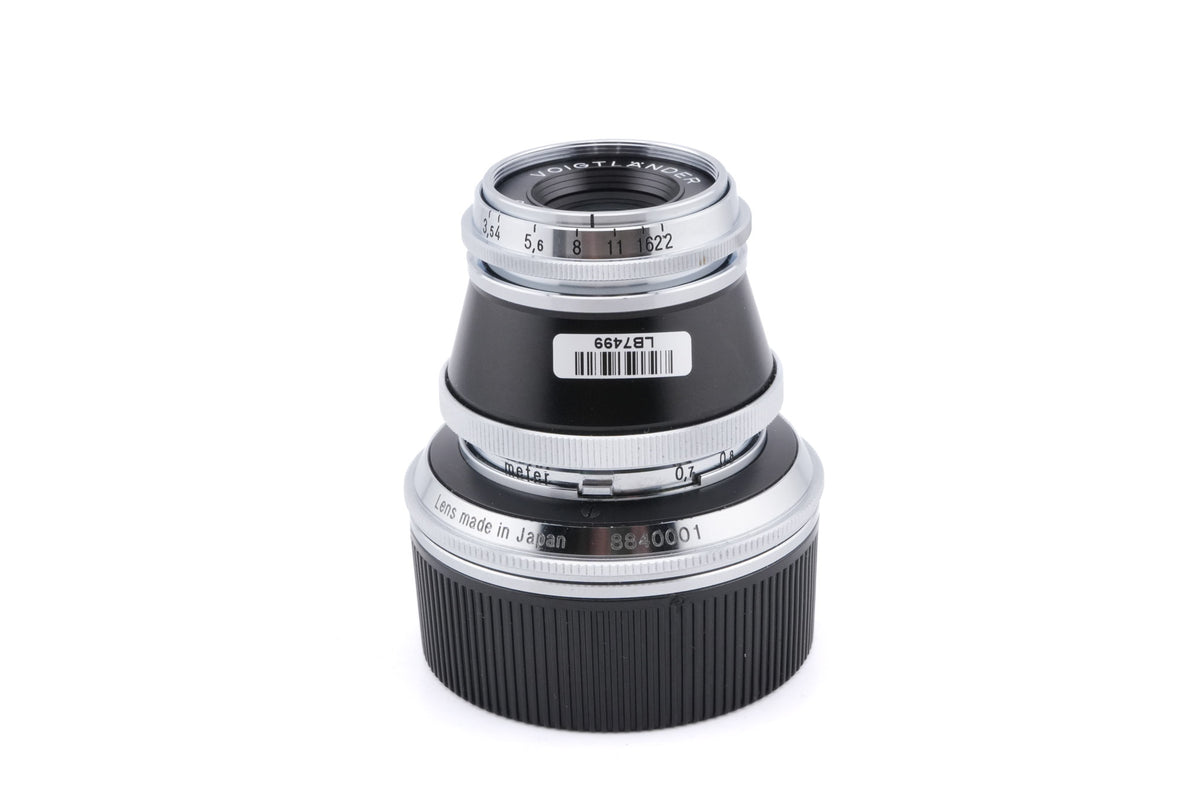 Voigtländer 50mm f3.5 Heliar VM