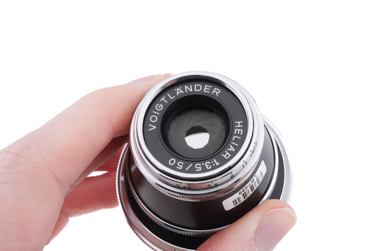 Voigtländer 50mm f3.5 Heliar VM