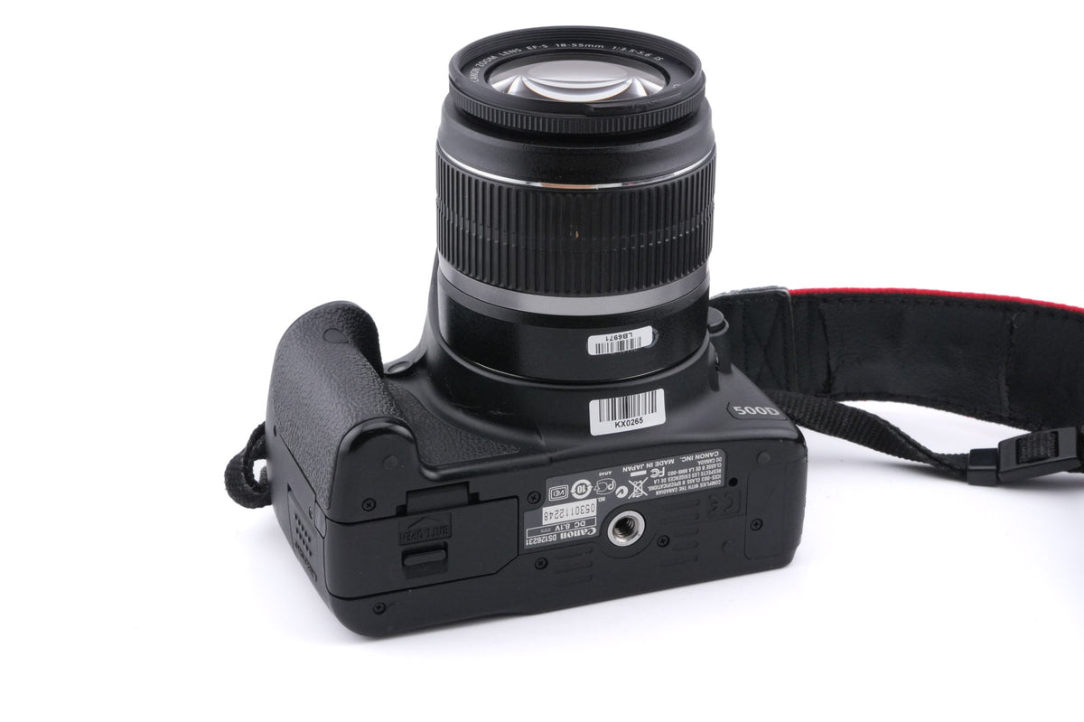Canon EOS 500D + 18-55mm f3.5-5.6 IS