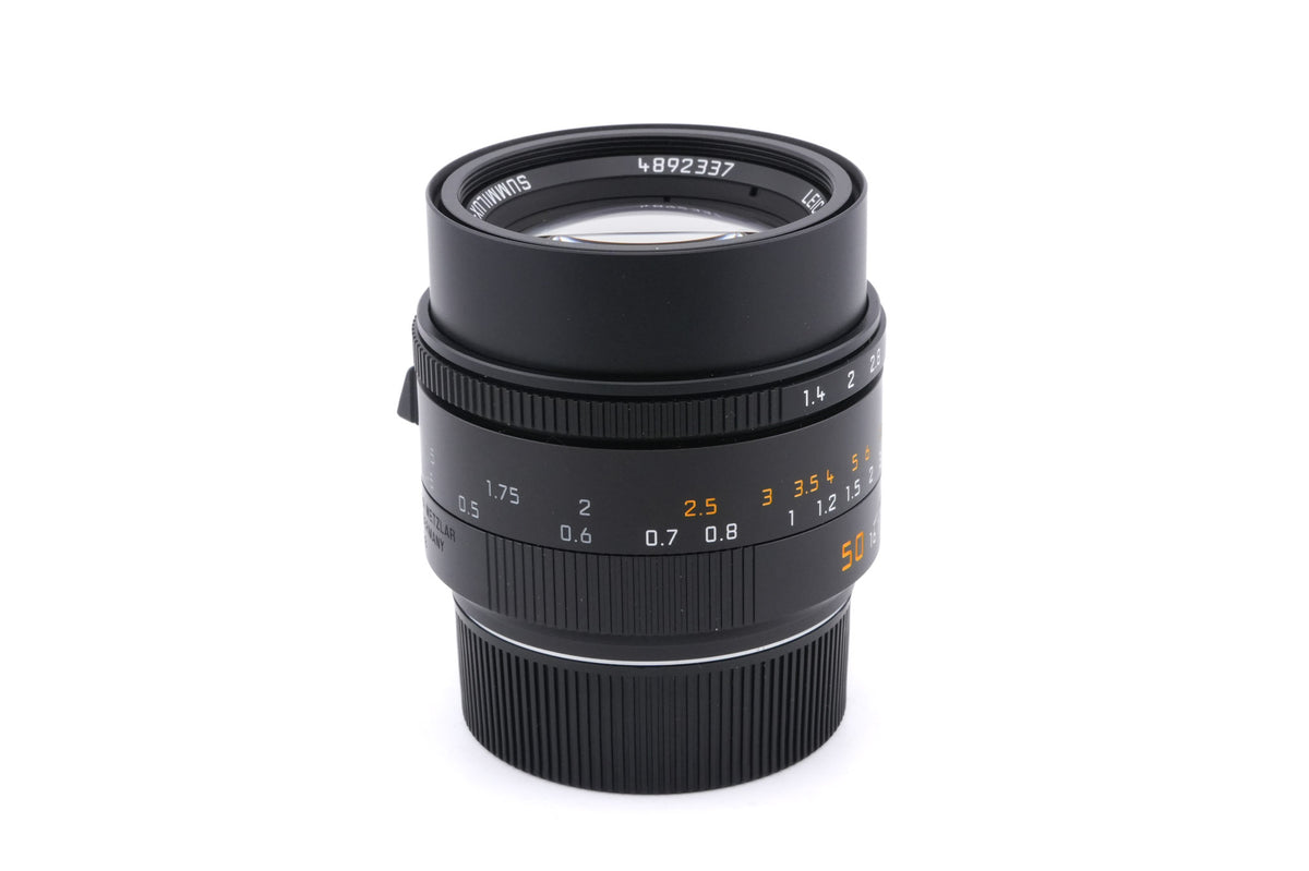Leica 50mm f1.4 Summilux-M ASPH. (Type II) (Black, 11728)