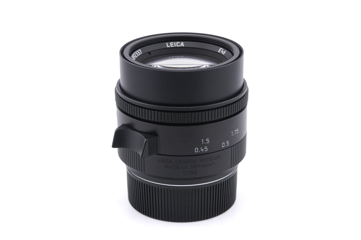 Leica 50mm f1.4 Summilux-M ASPH. (Type II) (Black, 11728)