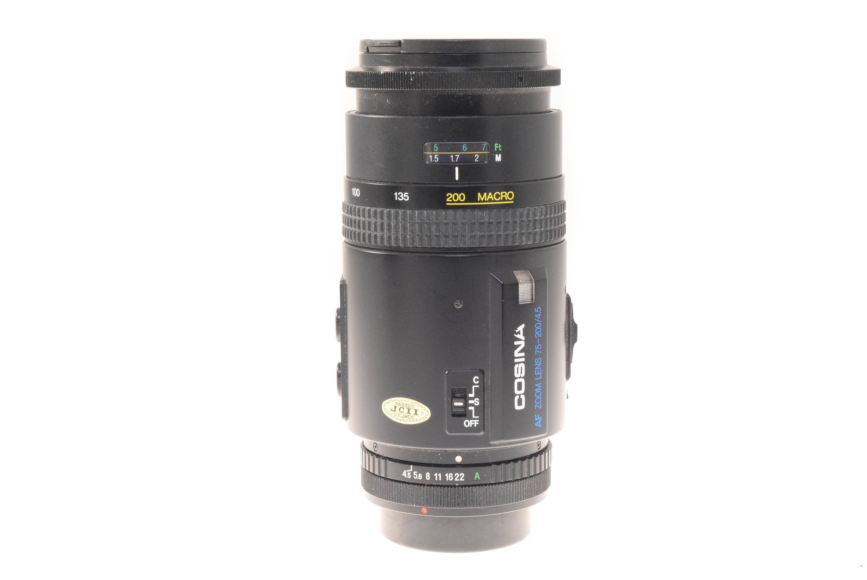 Cosina 75-200mm f4.5 MC Macro AF Zoom – Kamerastore