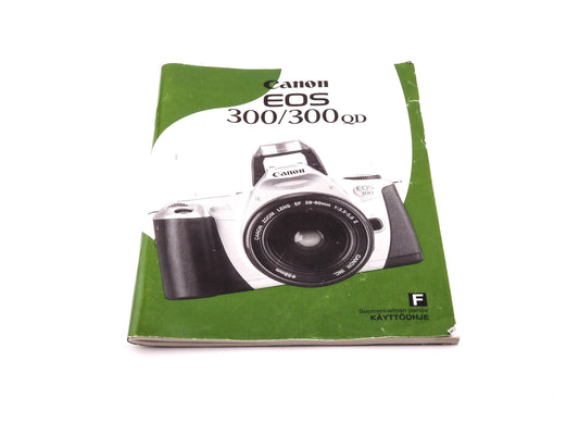 Canon EOS 300/300 QD Instructions