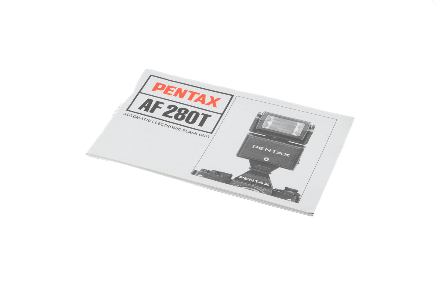 Pentax AF 280T Instructions