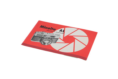 Minolta AL Instructions