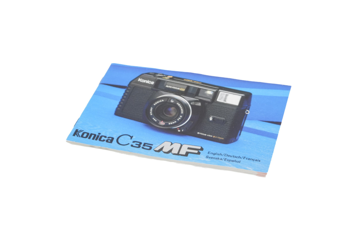 Konica C35 MF Instructions