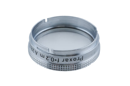 Carl Zeiss 28.5mm Push-On Proxar Filter f=0.2m (909)