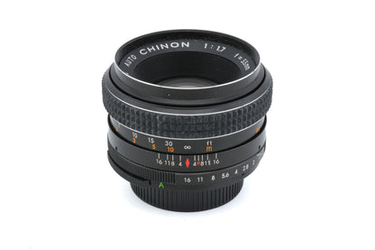 Chinon 55mm f1.7 Auto