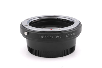 Fotodiox Contax/Yashica - Nikon F (C/Y-Nik) Adapter