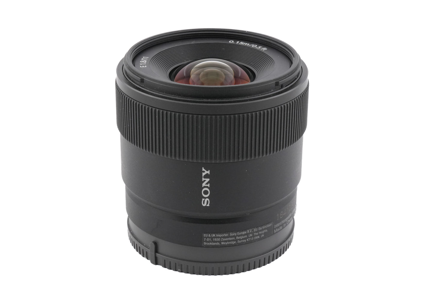 Sony 11mm f1.8 (SEL11F18)