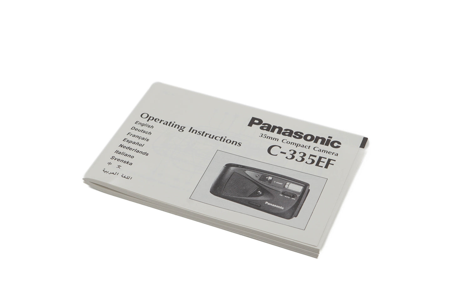 Panasonic C-335EF Instructions - Accessory