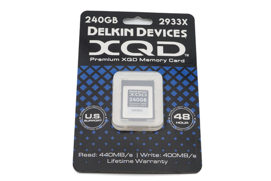 Delkin Devices 240 GB XQD Card Premium 2933X - Accessory