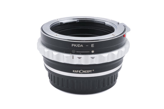K&F Concept Pentax K(DA) - Sony E (PK/DA-E) Adapter - Accessory