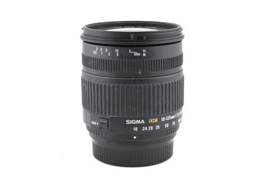Sigma 18-125mm f3.5-5.6 DC - Lens