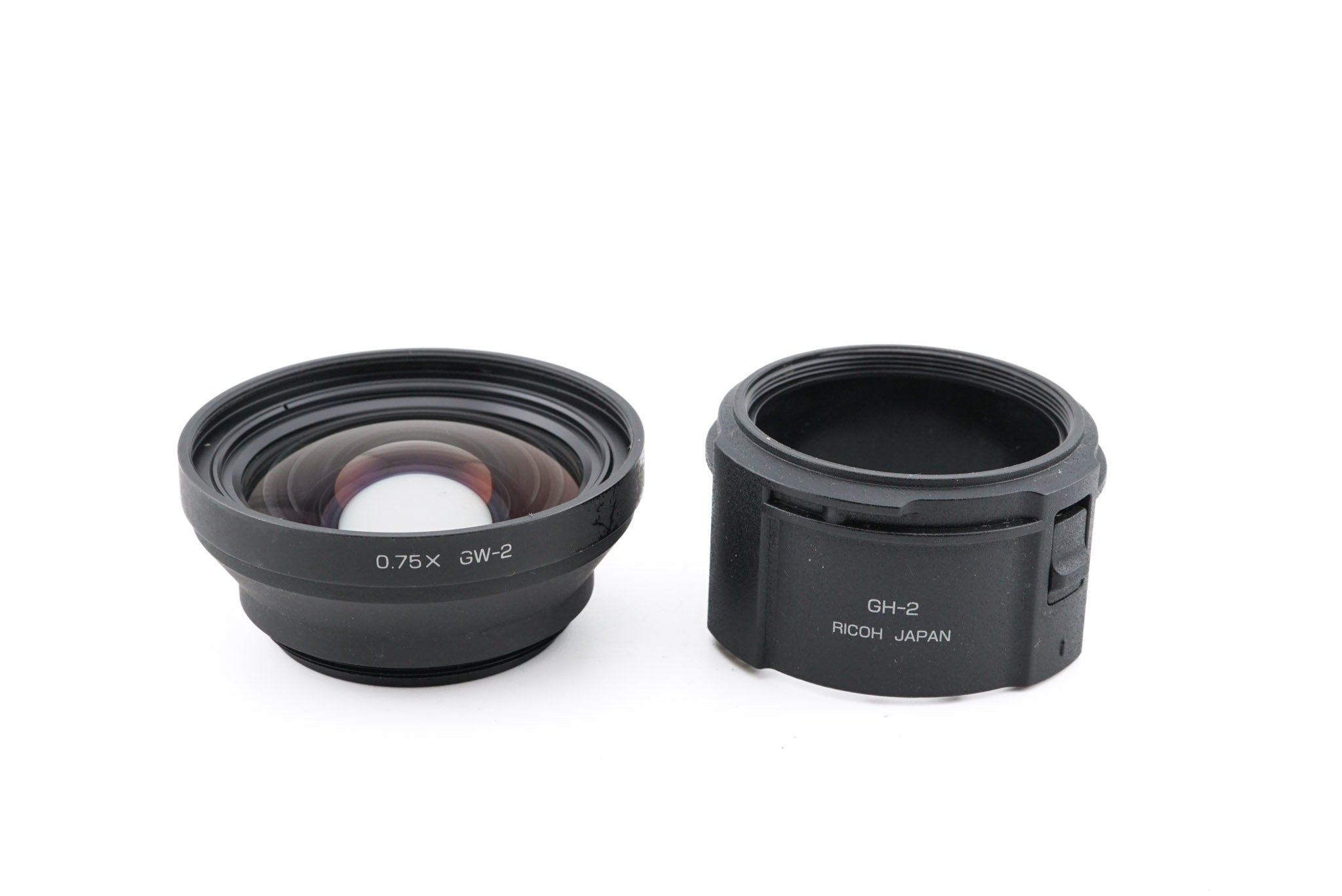 Ricoh 0.75x GW-2 Wide-Angle Conversion Lens + GH-2 43mm Adapter 