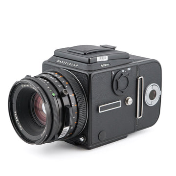 Hasselblad 503CW + A12N Film Magazine + 80mm f2.8 Planar T* CF + Waist Level Finder (New / 42323 Black)