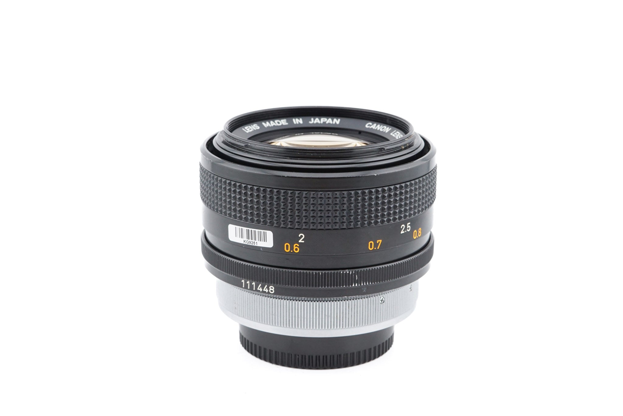 Canon 55mm f1.2 S.S.C. Aspherical – Kamerastore