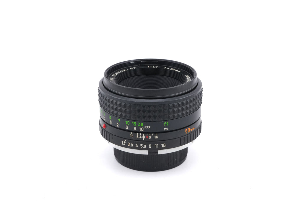 Minolta 50mm f1.7 MC Rokkor-PF