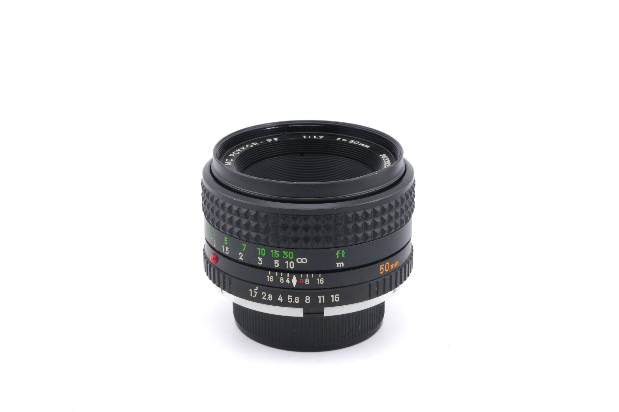 Minolta 50mm f1.7 MC Rokkor-PF
