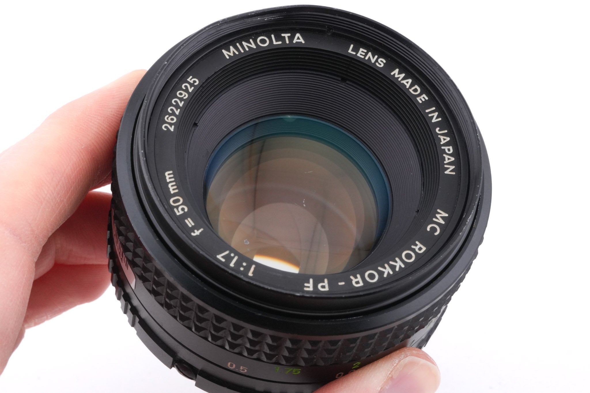 Minolta 50mm f1.7 MC Rokkor-PF