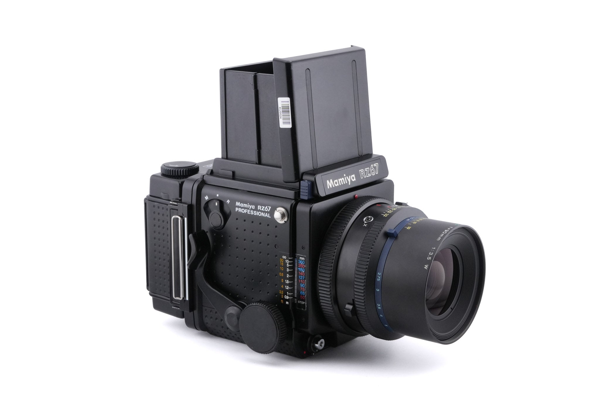 Mamiya RZ67 Professional + Waist Level Finder + 90mm f3.5 Sekor Z W + 120 6x7 Roll Film Holder Professional