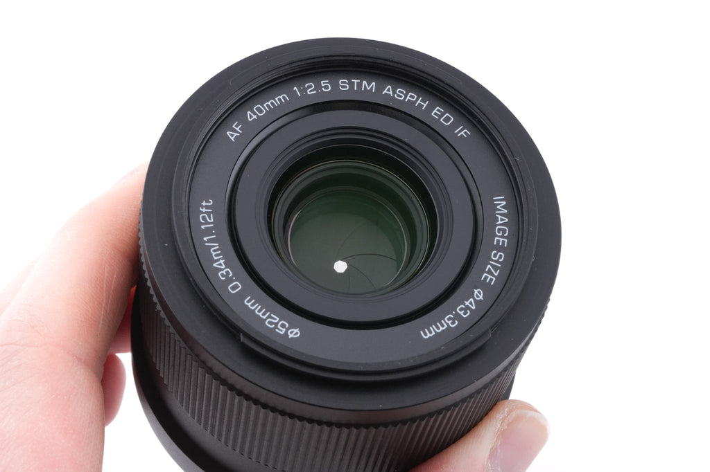 Viltrox 40mm f2.5 STM ASPH ED IF