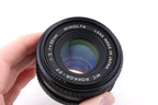 Minolta 50mm f2 MC Rokkor-PF