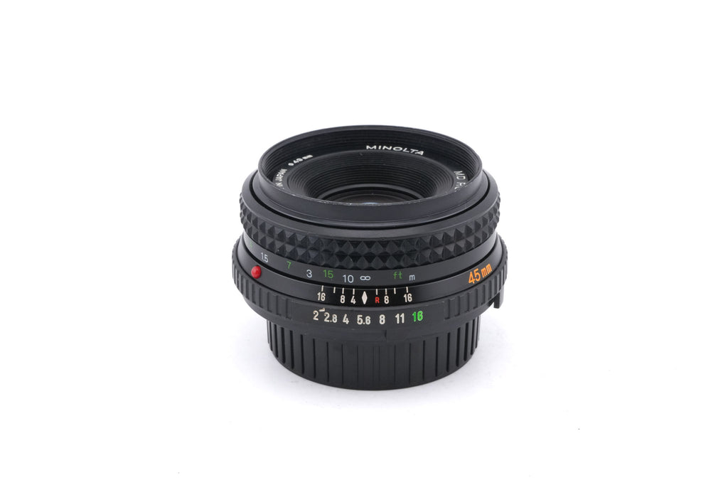 Minolta 45mm f2 MD Rokkor