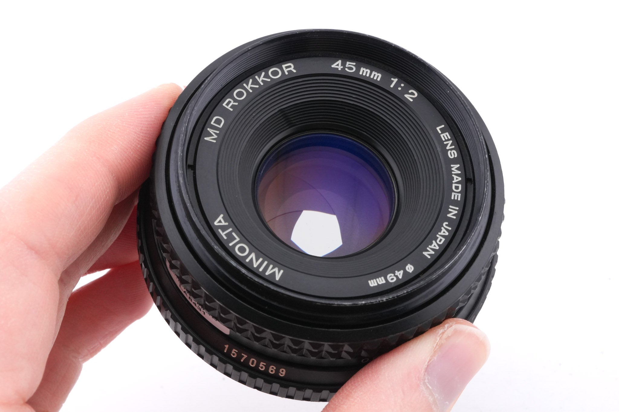 Minolta 45mm f2 MD Rokkor