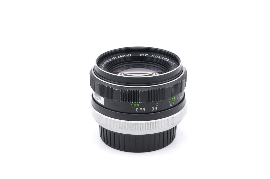 Minolta 55mm f1.7 MC Rokkor-PF