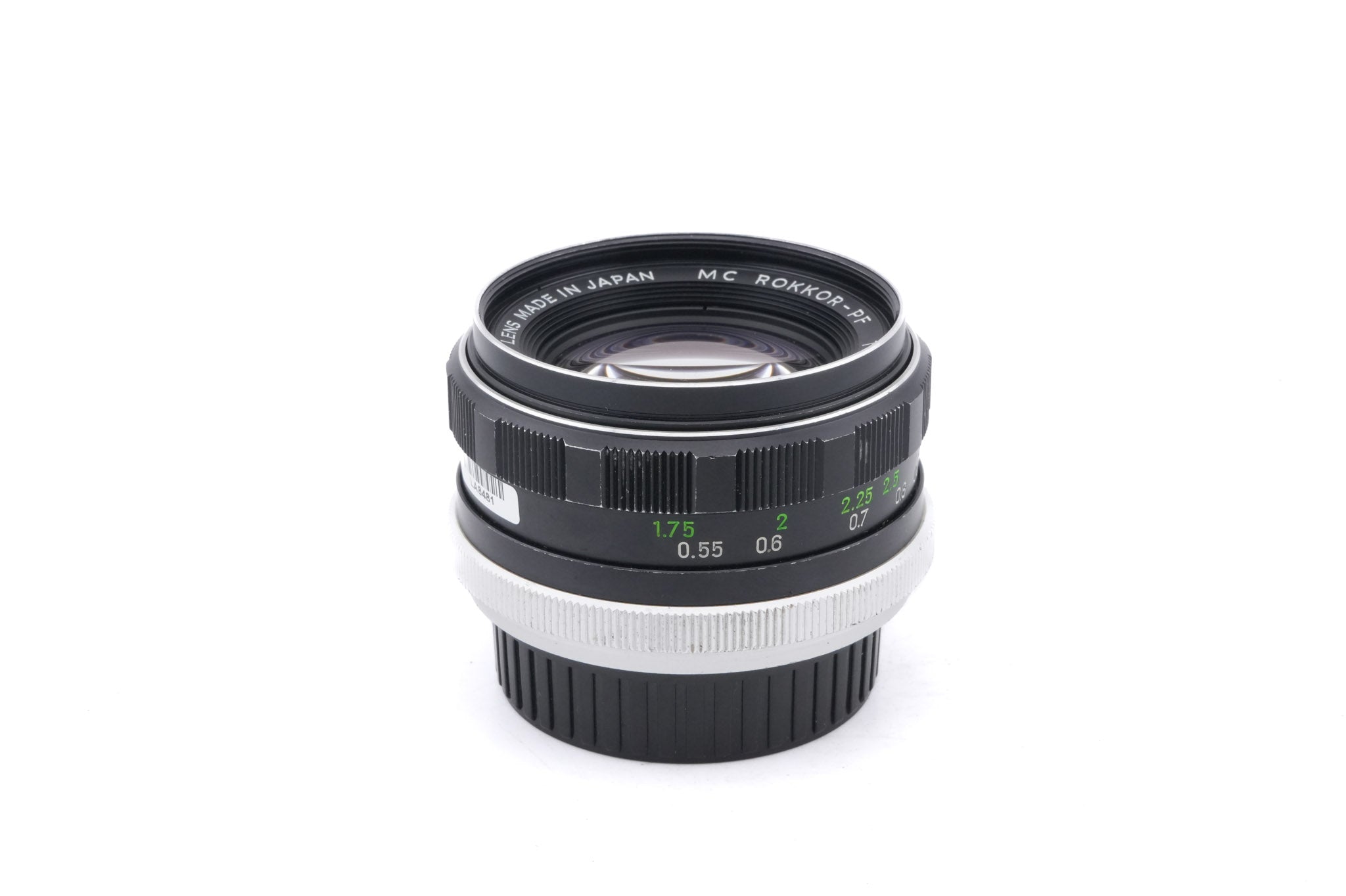 Minolta 55mm f1.7 MC Rokkor-PF