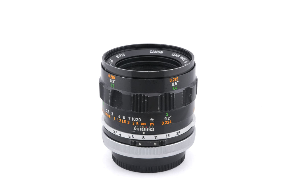 Canon 50mm f3.5 FL Macro