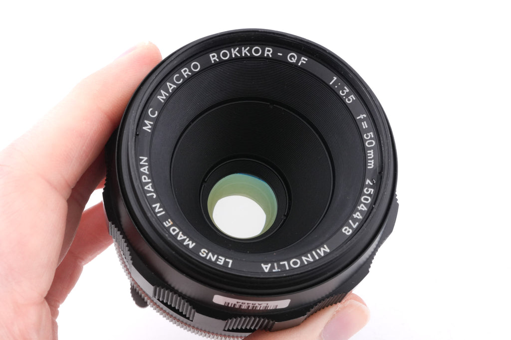 Minolta 50mm f3.5 MC Macro Rokkor-QF